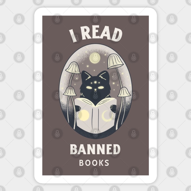 I read banned books Sticker by ArtsyStone